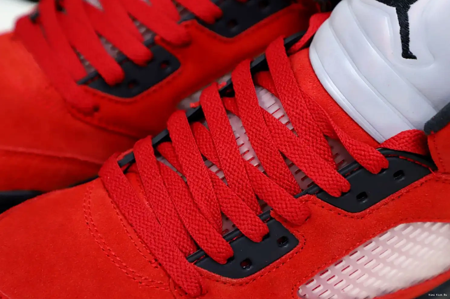 SUEDE RAGING Kimikick RETRO BULL AIR 5 JORDAN RED 0819